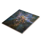 Mystic Mountain in Carina Nebula Hubble Space Tegeltje (Zijkant)