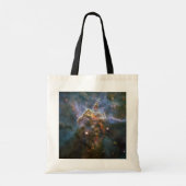 Mystic Mountain in Carina Nebula Hubble Space Tote Bag (Achterkant)
