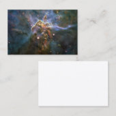 Mystic Mountain in Carina Nebula Hubble Space Visitekaartje (Voorkant / Achterkant)
