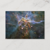 Mystic Mountain in Carina Nebula Hubble Space Visitekaartje (Voorkant)