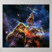 Mystic Mountain in Space NASA Poster (Voorkant)