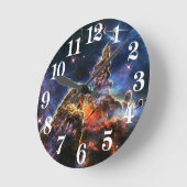 Mystic Mountain in Space NASA Ronde Klok (Hoek)