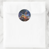 Mystic Mountain in Space NASA Ronde Sticker (Tas)