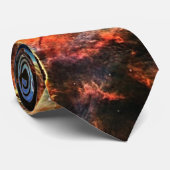 Mystic Mountain in Space NASA Stropdas (Opgerold)