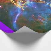 Mystic Mountains - Carina Nebula Astronomy Afbeeld Cadeaupapier (Hoek)