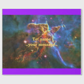 Mystic Mountains - Carina Nebula Astronomy Afbeeld Cadeaupapier (Vlak)