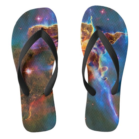 Mystic Mountains - Carina Nebula Astronomy Afbeeld Teenslippers (Voetbed)