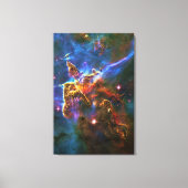 Mystic Mountains - Carina Nebula Canvas Afdruk (Voorkant)
