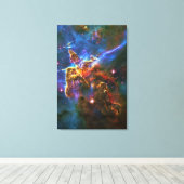 Mystic Mountains - Carina Nebula Canvas Afdruk (Insitu (Houten vloer))