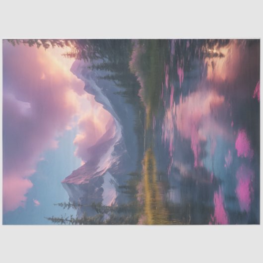 Mystic Mountains Tissuepapier (Voorkant)