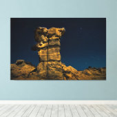 Mystic Mountainscape Ischigualasto Park, Argentina Canvas Afdruk (Insitu (Houten vloer))