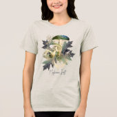 Mystic Mushroom Forest Tri-Blend Shirt (Voorkant)
