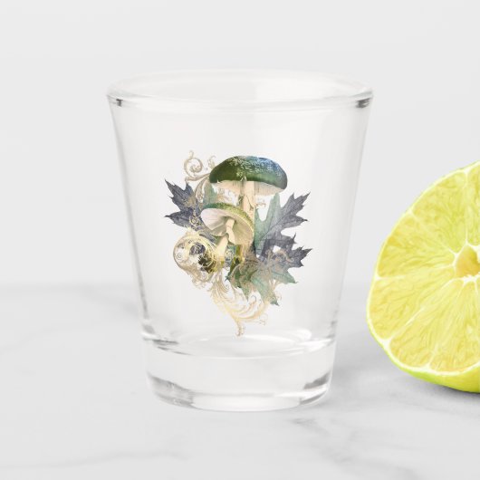 Mystic Mushrooms Shot Glas (Voorkant)