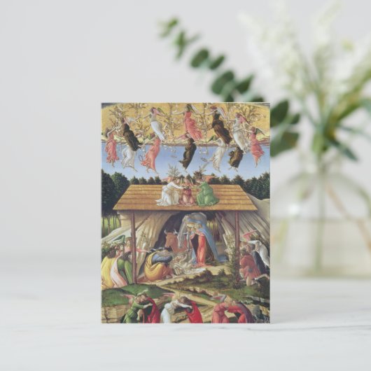 Mystic Natitivity, 1500 Briefkaart (Staand voorkant)