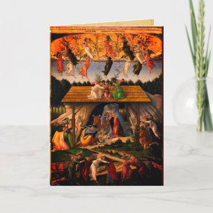 MYSTIC NATIVITEIT Oude Ierse Kerstsegen Feestdagen Kaart