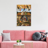 Mystic Nativity (1500) beroemd gemaakt door Sandro Canvas Afdruk (Insitu (Woonkamer))