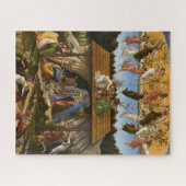 Mystic Nativity (1500) beroemd gemaakt door Sandro Legpuzzel (Horizontaal)