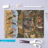 Mystic Nativity (1500) beroemd gemaakt door Sandro Tissuepapier (Craft)