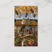 Mystic Nativity (1500) beroemd gemaakt door Sandro Visitekaartje (Voorkant)