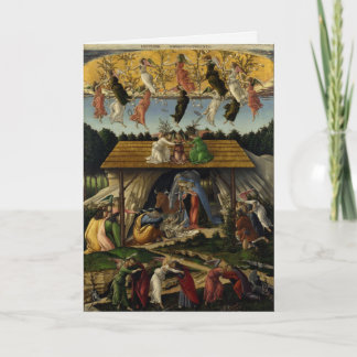 MYSTIC NATIVITY door Sandro Botticelli ,Kerstmis Feestdagen Kaart