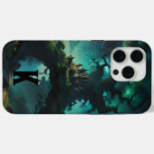 Mystic Natuur Personaliseer Monogram Case-Mate iPhone Case (Achterkant (horizontaal))