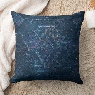 Mystic Navajo Sacred Geometry Throw Pillow Kussen