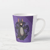 Mystic Night Bat Character Art Latte Mok (Rechts)