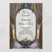 Mystic Night Gold Drapes verlovingsfeest