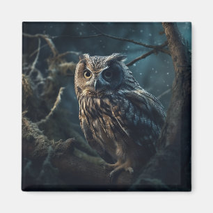 Mystic Night Uil - Midnight Vigil Magneet