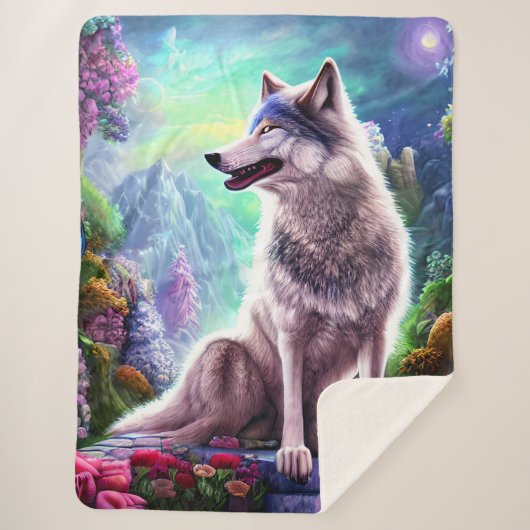 Mystic of the Wild Sherpa Deken (Voorkant)