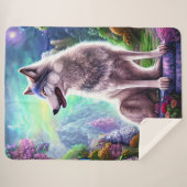Mystic of the Wild Sherpa Deken (Voorkant (horizontaal))