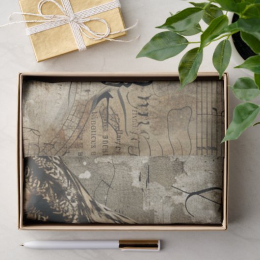 Mystic Owl Celestial Script Spellbound Decoupage Tissuepapier (Geschenk)