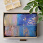 Mystic Paard Galloping in een blauw veld Tissuepapier (Geschenk)