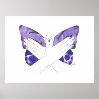 Mystic Paarse Butterfly in ASL