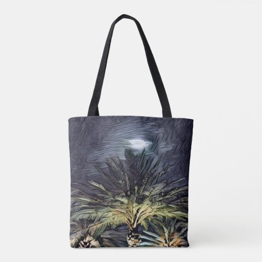 Mystic Palm Tote Bag (Achterkant)