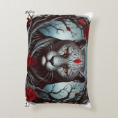Mystic Panther of Betoverd Beest Accent Kussen (Achterkant (Verticaal))
