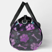 Mystic Paw Print Heart Travel Monogram Personalize Plunjezak (Rechts)
