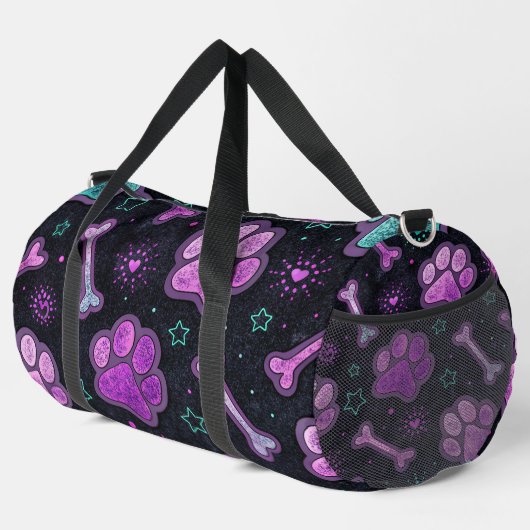 Mystic Paw Print Heart Travel Plunjezak (Rechterhoek)