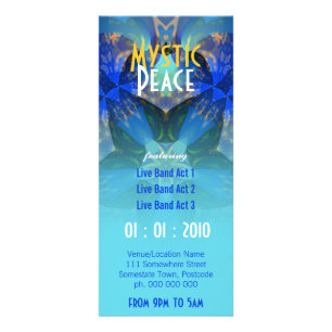 Mystic Peace Event Flyer Reclamekaart