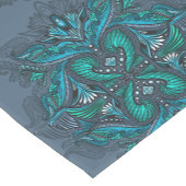 Mystic Peacock Feathers Korte Tafelloper (Hoek)