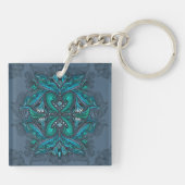 Mystic Peacock Feathers Sleutelhanger (Achterkant)