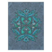 Mystic Peacock Feathers Tafelkleed (Voorkant)