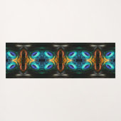 Mystic Peacock Mirage Yogamat (Achterkant (horizontaal))