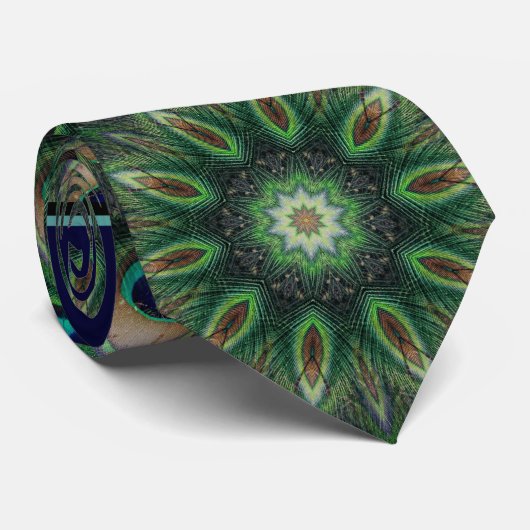 Mystic Peacock Stropdas (Opgerold)