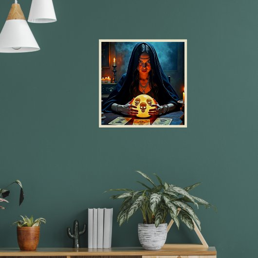 Mystic Psychic Fortune Teller Design Poster (Woonkamer 1)