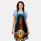 Mystic Psychic Fortune Teller Design Schort (Gedragen)
