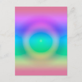 Mystic Rainbow Eye Ombre Briefkaart