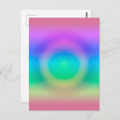 Mystic Rainbow Eye Ombre Briefkaart (Voorkant / Achterkant)