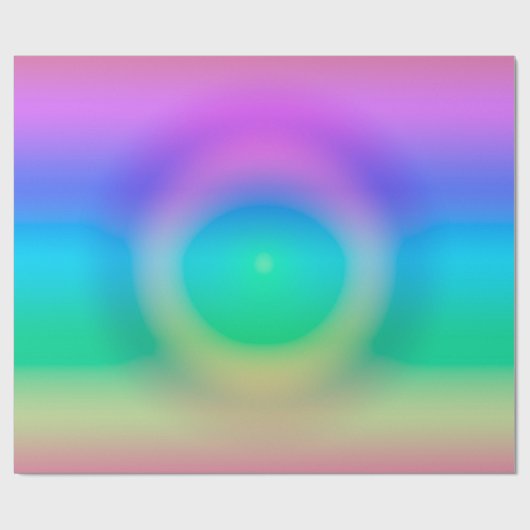 Mystic Rainbow Eye Ombre Cadeaupapier (Vlak)