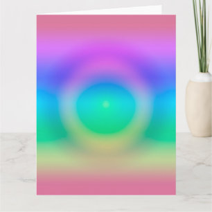 Mystic Rainbow Eye Ombre Kaart